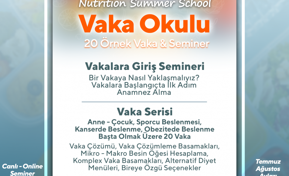 Nutrition Summer School: Vaka Akademisi
